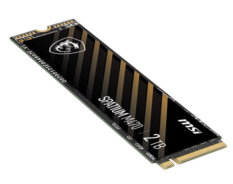 Накопичувач SSD 2TB MSI Spatium M470 M.2 2280 PCIe 4.0 x4 NVMe 3D NAND TLC (S78-440Q470-P83) S78-440Q470-P83 фото