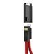 Кабель ColorWay USB-Lightning, 2.4А, 0.22м, Red (CW-CBUL021-RD) CW-CBUL021-RD фото 2