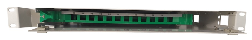 Патч-панель Abee оптична 12 портів LC, для встановлення у стійку, без перехідників та пігтейлів (OPP-LC12) OPP-LC12 фото
