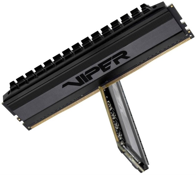 Модуль пам`яті DDR4 2x8GB/3600 Patriot Viper 4 Blackout (PVB416G360C8K) PVB416G360C8K фото