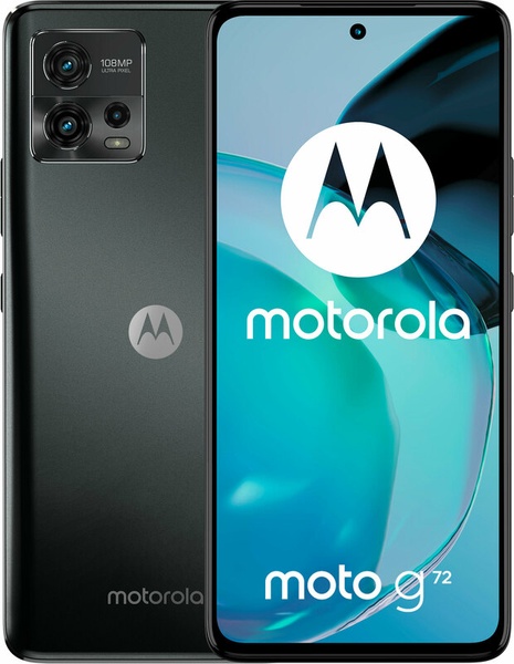 Смартфон Motorola Moto G72 8/128GB Dual Sim Meteorite Grey (PAVG0004RS) PAVG0004RS фото