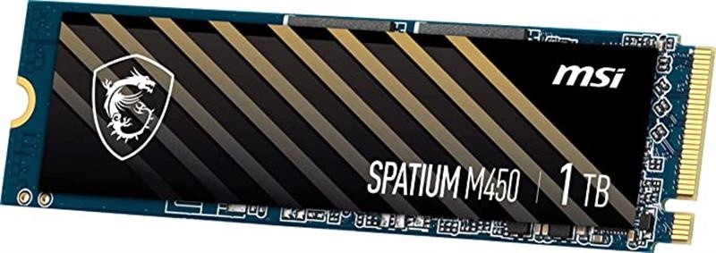 Накопичувач SSD 1TB MSI Spatium M450 M.2 2280 PCIe 4.0 x4 NVMe 3D NAND TLC (S78-440L980-P83) S78-440L980-P83 фото