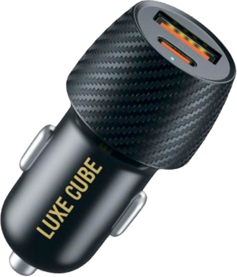 Автомобільний зарядний пристрій Luxe Cube 36W (2USBх3A) Black (4446689880957) 4446689880957 фото