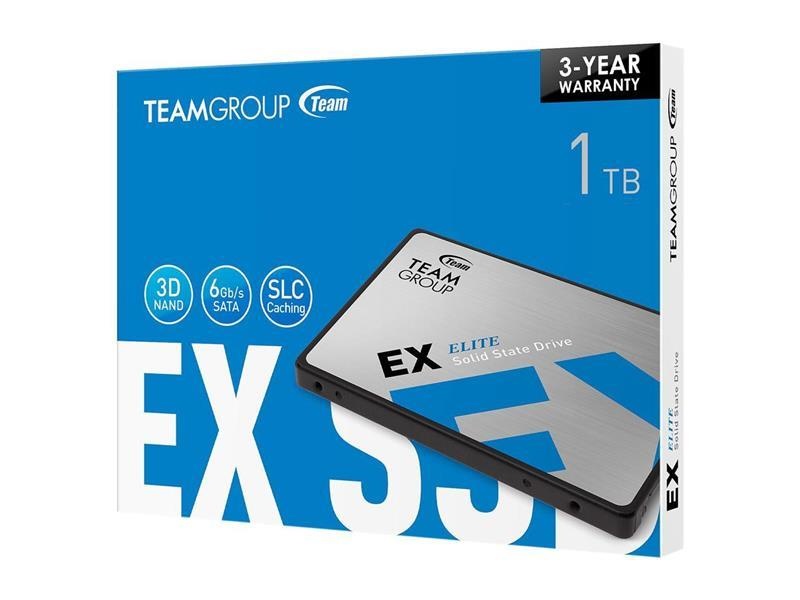 Накопичувач SSD 1TB Team EX2 2.5" SATAIII 3D TLC (T253E2001T0C101) T253E2001T0C101 фото