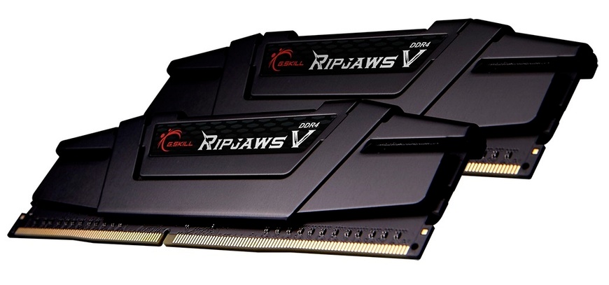 Модуль пам`ятi DDR4 2x16GB/3200 G.Skill Ripjaws V Black (F4-3200C16D-32GVK) F4-3200C16D-32GVK фото