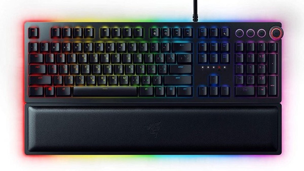 Клавіатура Razer Huntsman Elite Clicky Optical switch Black (RZ03-01870700-R3R1) RZ03-01870700-R3R1 фото