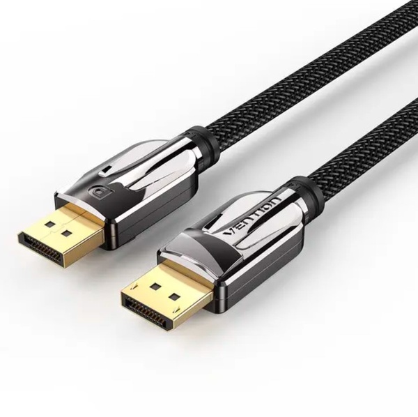 Кабель Vention DisplayPort - DisplayPort V1.4 (M/M), 1 м, Black (HCABF) HCABF фото