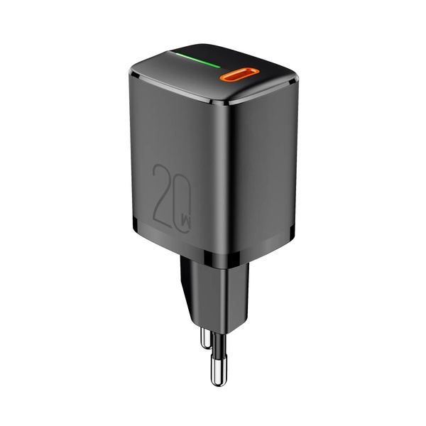 Мережевий зарядний пристрій Grand-X USB-C PD3.0 20W QC4.0,FCP,AFC Black (CH-790) CH-790 фото