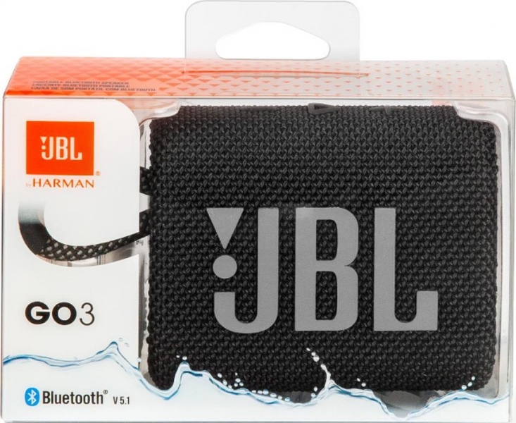 Акустична система JBL GO 3 Black (JBLGO3BLK) JBLGO3BLK фото