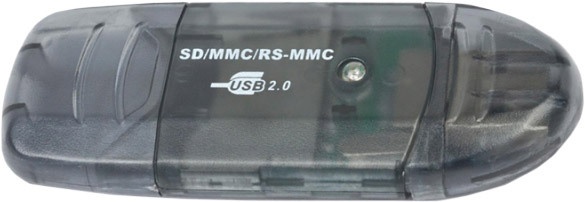 Картрідер USB2.0 Gembird FD2-SD-1 Gray FD2-SD-1 фото