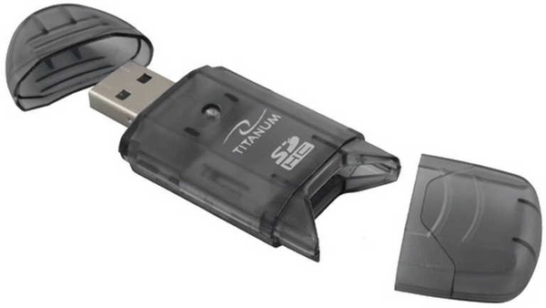 Картрідер USB2.0 Gembird FD2-SD-1 Gray FD2-SD-1 фото