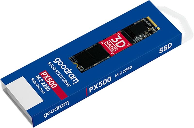 Накопичувач SSD 256GB GOODRAM PX500 G.2 M.2 2280 PCIe 3.0 x4 NVMe 3D TLC (SSDPR-PX500-256-80-G2) SSDPR-PX500-256-80-G2 фото