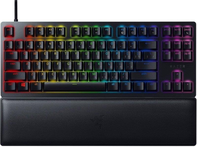 Клавіатура Razer Huntsman V2 TKL Purple Switch Black (RZ03-03941400-R3R1) RZ03-03941400-R3R1 фото