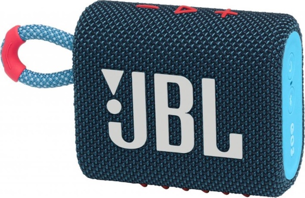 Акустична система JBL GO 3 Blue Pink (JBLGO3BLUP) JBLGO3BLUP фото