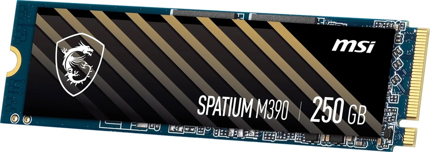Накопичувач SSD 250GB MSI Spatium M390 M.2 2280 PCIe 3.0 x4 NVMe 3D NAND TLC (S78-4409PY0-P83) S78-4409PY0-P83 фото