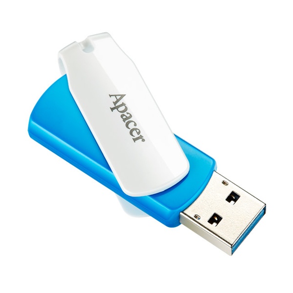 Флеш-накопичувач USB3.1 64GB Apacer AH357 Blue/White (AP64GAH357U-1) AP64GAH357U-1 фото