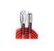 Кабель ColorWay USB-Lightning, 2.4А, 1м, Red (CW-CBUL010-RD) CW-CBUL010-RD фото 1