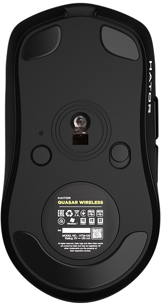 Мишка Hator Quasar Wireless Black (HTM-420) USB HTM-420 фото