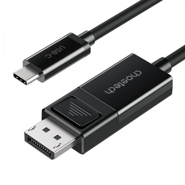 Кабель Choetech DisplayPort - USB Type-C (M/M), 1.8 м, Black (XCP-1803-BK) XCP-1803-BK фото
