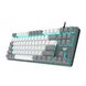 Клавіатура Aula Mechanical F3287 White/Grey keycap KRGD blue (6948391240688) 6948391240688 фото 3