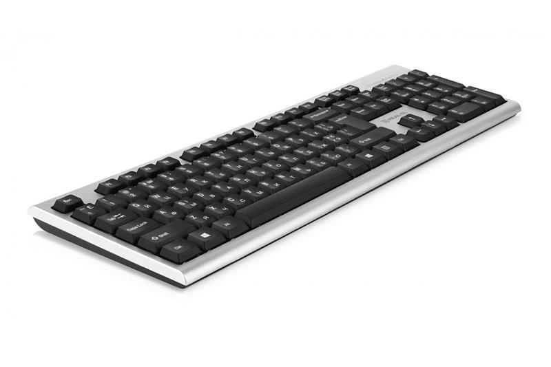 Клавіатура REAL-EL 507 Standard Silver USB EL123100046 фото