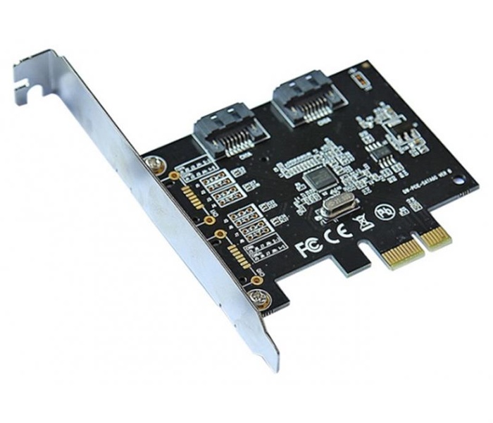 Контролер Voltronic (ASM1061/10271) PCI-E-SATA 3.0, 6Gb/s, 2 порти внутрішніх ASM1061/10271 фото