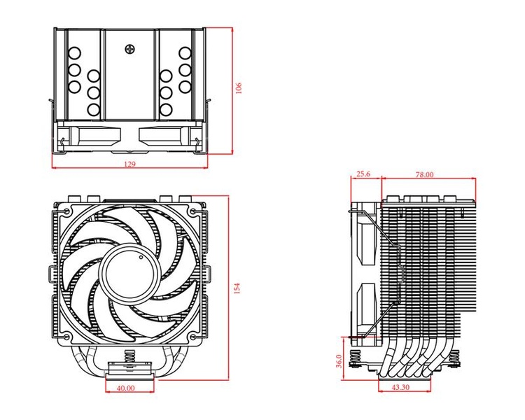 Кулер процесорний ID-Cooling SE-226-XT ARGB SE-226-XT ARGB фото