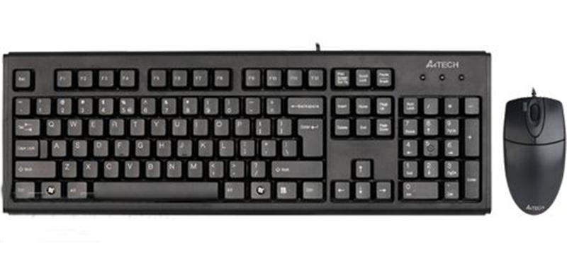 Комплект (клавіатура, мишка) A4Tech KM-72620D Black USB KM-72620D (Black) фото