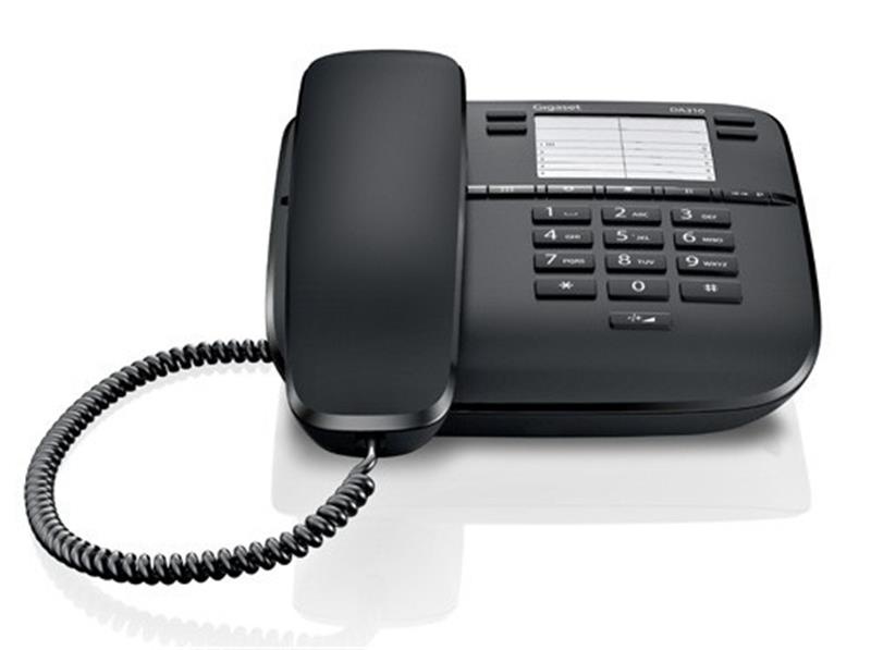 Провiдний телефон Gigaset DA310 Black (S30054-S6528-W101) S30054-S6528-W101 фото