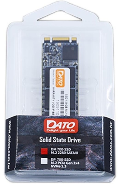 Накопичувач SSD 128GB Dato DM700 M.2 SATAIII 3D TLC (DM700SSD-128GB) DM700SSD-128GB фото