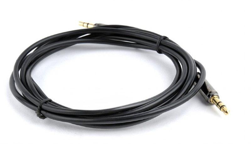 Аудіо-кабель Cablexpert 3.5 мм - 3.5 мм (M/M), 1.8 м, чорний (CCAP-444-6) CCAP-444-6 фото