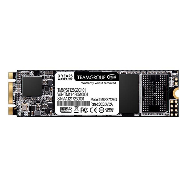 Накопичувач SSD 128GB Team MS30 M.2 2280 SATAIII TLC (TM8PS7128G0C101)- TM8PS7128G0C101 фото