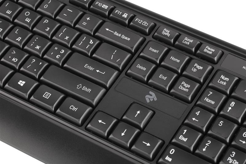 Комплект (клавіатура, мишка) 2E MK404 (2E-MK404UB) Black USB 2E-MK404UB фото