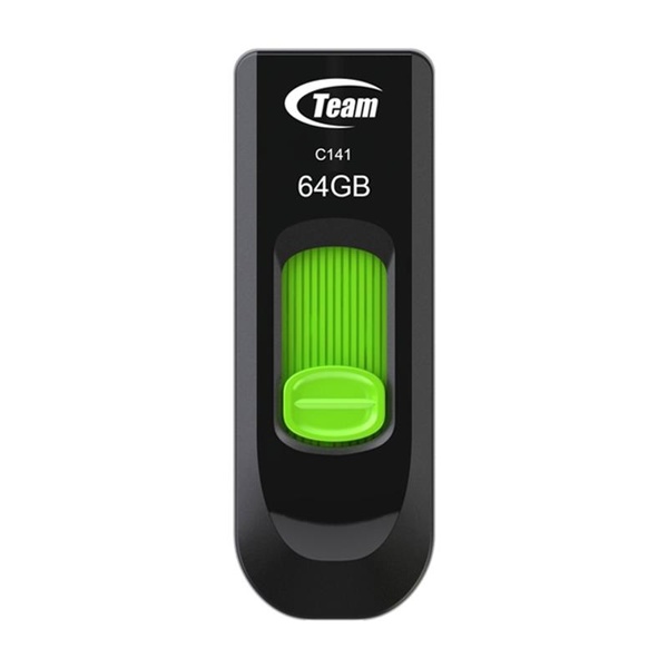 Флеш-накопичувач USB 64GB Team C141 Green (TC14164GG01) TC14164GG01 фото