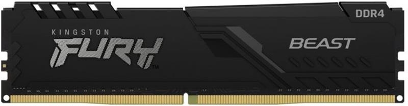 Модуль пам`ятi DDR4 8GB/2666 Kingston Fury Beast Black (KF426C16BB/8) KF426C16BB/8 фото