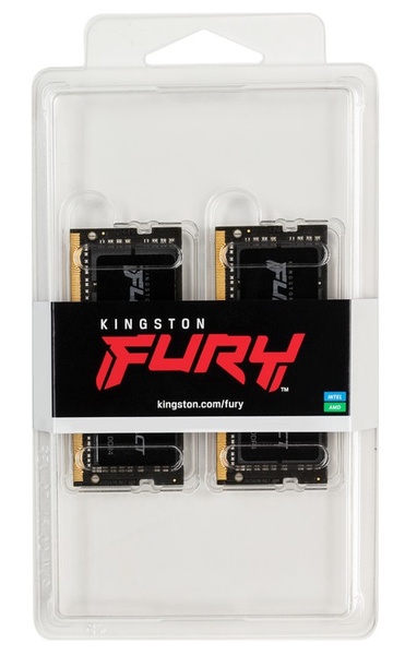 Модуль пам`ятi SO-DIMM 2x16GB/3200 DDR4 Kingston Fury Impact (KF432S20IBK2/32) KF432S20IBK2/32 фото