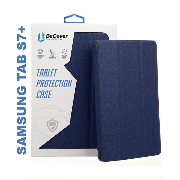 Чохол-книжка BeCover Smart для Samsung Galaxy Tab S7+ SM-T970/SM-T975 Deep Blue (705226) 705226 фото