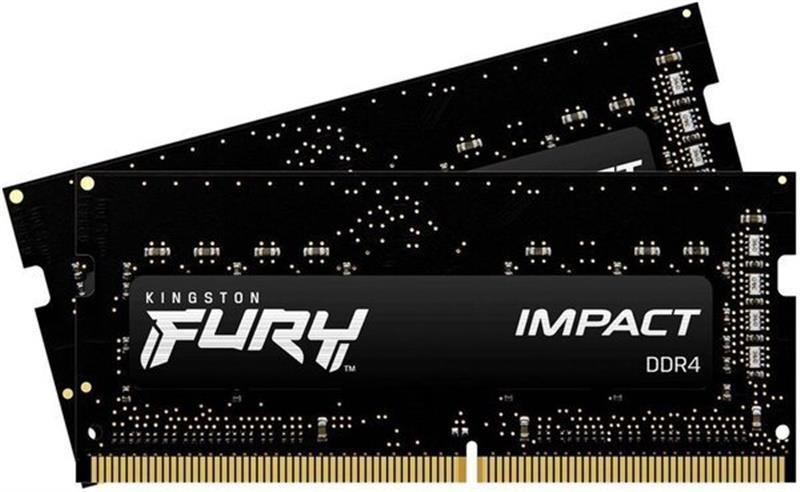 Модуль пам`ятi SO-DIMM 2x16GB/3200 DDR4 Kingston Fury Impact (KF432S20IBK2/32) KF432S20IBK2/32 фото
