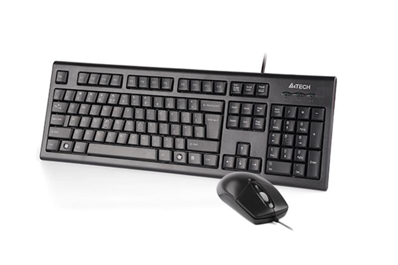 Комплект (клавіатура, мишка) A4Tech KRS-8520D Black USB KRS-8520D Black фото