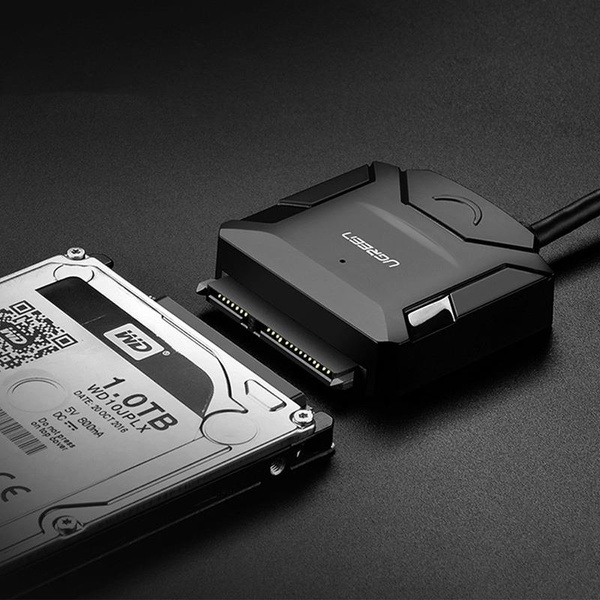 Адаптер Ugreen CR108 USB-С-1xSATA Black (20611) 20611 фото