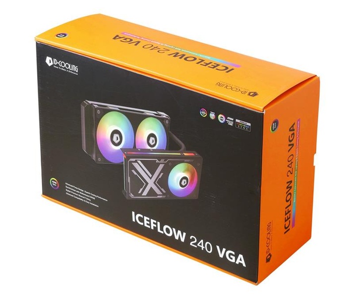 Система водяного охолодження для відеокарти ID-Cooling Iceflow 240 VGA ICEFLOW 240 VGA фото