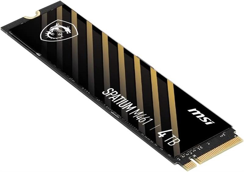 Накопичувач SSD 4TB MSI Spatium M461 M.2 2280 PCIe 4.0 x4 NVMe 3D NAND TLC (S78-440R030-P83) S78-440R030-P83 фото