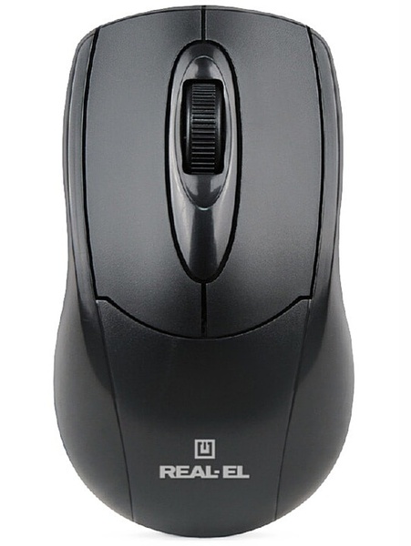 Мишка REAL-EL RM-207 Black USB EL123200015 фото