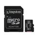 Карта пам`яті MicroSDXC 64GB UHS-I Class 10 Kingston Canvas Select Plus R100MB/s + SD-адаптер (SDCS2/64GB) SDCS2/64GB фото 1