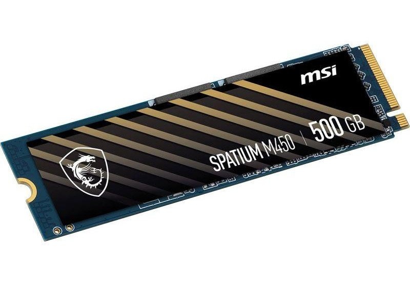 Накопичувач SSD 500GB MSI Spatium M450 M.2 2280 PCIe 4.0 x4 NVMe 3D NAND TLC (S78-440K190-P83) S78-440K190-P83 фото