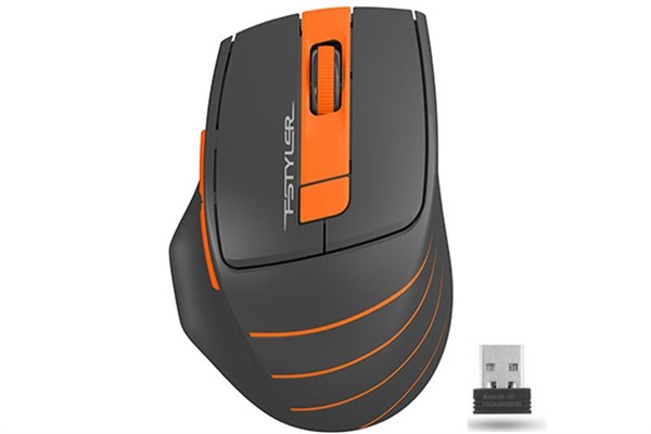 Мишка бездротова A4Tech FG30 Black/Orange USB FG30 (Orange) фото