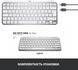 Клавіатура бездротова Logitech MX Keys Mini For Mac Minimalist Wireless Illuminated Pale Grey (920-010526) 920-010526 фото 9