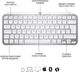 Клавіатура бездротова Logitech MX Keys Mini For Mac Minimalist Wireless Illuminated Pale Grey (920-010526) 920-010526 фото 6