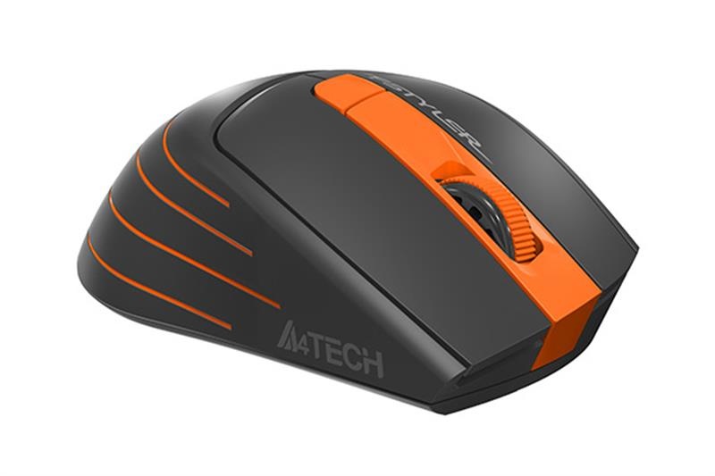 Мишка бездротова A4Tech FG30 Black/Orange USB FG30 (Orange) фото