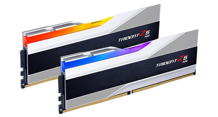 Модуль пам`ятi DDR5 2x16GB/6000 G.Skill Trident Z5 RGB Silver (F5-6000J3636F16GX2-TZ5RS) F5-6000J3636F16GX2-TZ5RS фото